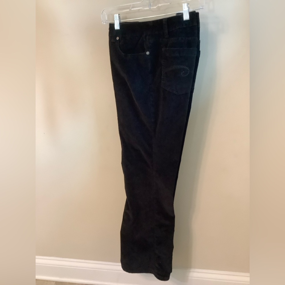 Faded Glory black corduroy jeans 5 pocket worn once or twice size 12 avg. L- 31”